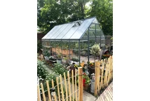 Seră din policarbonat gri Balance Grey 2,42 x 3,66 m Palram - Canopia