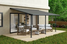 Acoperiș terasă din aluminiu Sierra Palram - Canopia 3 x 4,25 m antracit Heat Block antracit