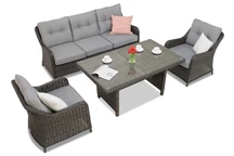 Mobilier din ratan tehnic Toledo Apetito 5 antracit Garden Point