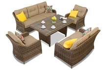 Mobilier tehnic ratan pentru gradina Toledo Apetito 7 maro Garden Point