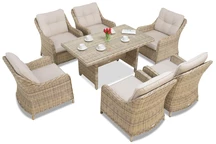Set de ratan tehnic Toledo Fiesta bej Garden Point