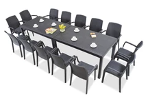 Set de vesela pentru gradina Houston / Indiana 14 antracit Bica