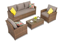 Set mobilier de gradina Parma Coffee 5 maro Garden Point
