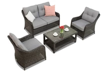 Set mobilier de gradina Toledo Coffee 4 antracit Garden Point