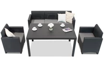 Set ratan Nebraska Apetito 5 antracit Bica