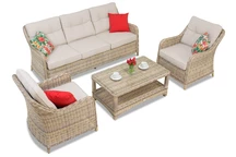 Set rattan Tech Toledo Coffee 5 bej Garden Point