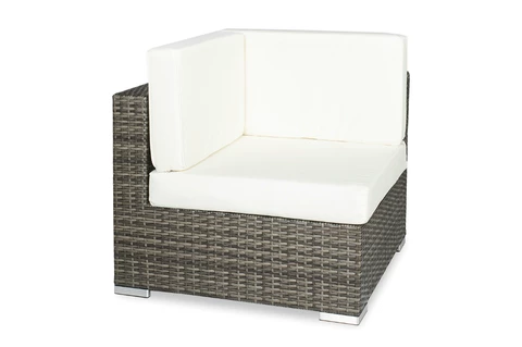 Set rattan tech Atlanta, gri