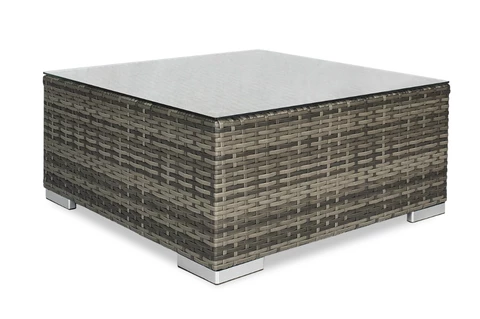 Set rattan tech Atlanta, gri