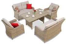 Set techno ratan Toledo Apetito 6 bej Garden Point