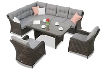 Toledo Comida 7 tech rattan set antracit Garden Point