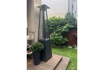 Umbrelă de gaz piramidă antracit Saturn Garden Point