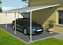 Carport policarbonat Feria Palram 3 x 4,25 m alb