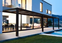 Colina de terasa din aluminiu Stockholm Palram 3,4 x 9,5 m, gri