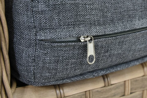 Canapea cu trei locuri din ratan tehnic Toledo Garden Point melange