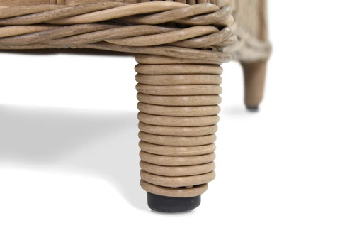 Canapea cu trei locuri din ratan tehnic Toledo Garden Point melange