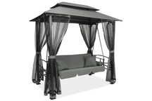 Leagan de gradina din metal Nice Garden Point gri