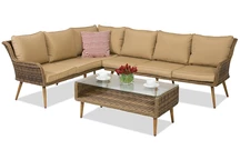 Mobilier de grădină Bilbao Corner Garden Point maro