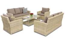Mobilier de gradina din ratan Bristol Coffee 8 Garden Point bej