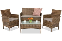 Mobilier de gradina din ratan Calabria Premium Garden Point maro