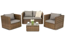 Mobilier de gradina din ratan Roma Coffee 4 Garden Point