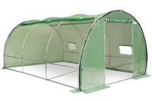 Tunel de folie verde de 3x4,5 m cu folie laminată Garden Point