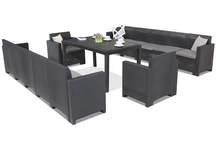 Mobila Technrattan Nebraska Apetito Max 12 antracit Bica