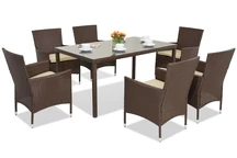 Mobilier de gradina din ratan Milano / Grenada 6 Garden Point maro