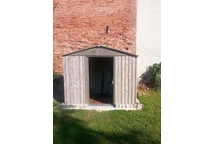 Căsuță de grădină metalică Helsinki 2,4 x 1,7 m Store Boss gri