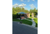 Foișor de grădină modern Santiago Premium 3x3.6m Garden Point antracit