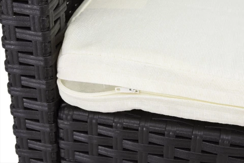 Canapea Venezia 2 tech ratan pentru doi, maro Bica