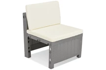 Extensie pentru canapea gri Colorado Bica