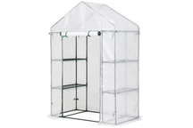 Mini sera de gradina 1,4 x 0,7 x 2 m Garden Point alb