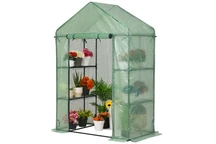 Mini sera de gradina 1,4 x 0,7 x 2 m Garden Point verde