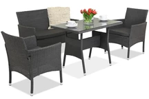 Mobilier de gradina Polyrattan Valetta Garden Point antracit