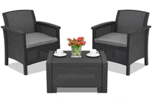 Set Polyrattan Venezia Terrace 2 antracit Bica