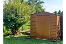 Magazie de scule metalică Malmo 2,1 x 1,3 m Store Boss maro