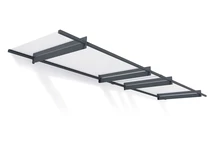 Acoperiș modern pentru ușă Nancy 4 m Palram - Canopia antracit