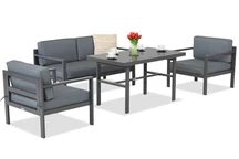 Garden Point Porto Apetito 4 seturi de mobilier de grădină antracit