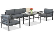 Garden Point Porto Apetito 5 set de mobilier de grădină antracit