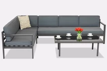 Garden Point Porto Corner Corner 5 set de mobilier de colț antracit