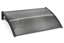 Marchiză ușii intrare Tiset 100 x 200cm CoverTech antracit