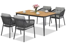 Mobilier din aluminiu Padva/Almada pentru 4 persoane Garden Point