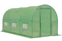 Seră de tip tunel 2x4,5m Garden Point verde cu uși