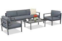 Set de mobilier de grădină Garden Point Porto Coffee 5 antracit