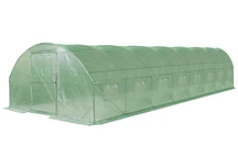 Tunel cu folie 4x10m Garden Point verde cu usa