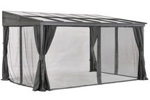 Aluminiu patio baldachin 3 x 4 m Tarragona Premium Garden Point antracit