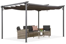 Brown La Palma 3x3m Garden Point pergolă terasă