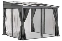 Copertină patio din aluminiu 3 x 3 m Tarragona Premium Garden Point antracit
