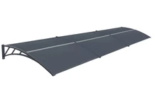 Copertină peste ușă Tiset 120 x 450cm CoverTech antracit