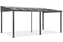 Foișor modern montat în perete 3 x 5 m Tarragona Garden Point antracit